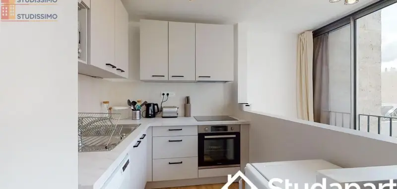 Studio meublé 10m² Meudon - Lumineux, 7e étage - Photo 1