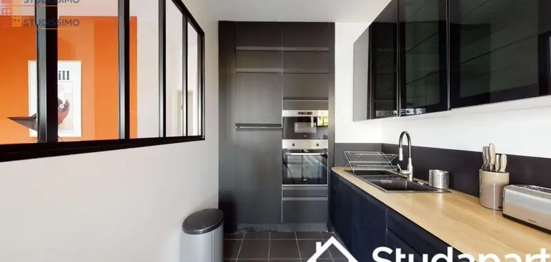 Studio meublé 9m² Nanterre - Meublé, performant énergétique A - Photo 2