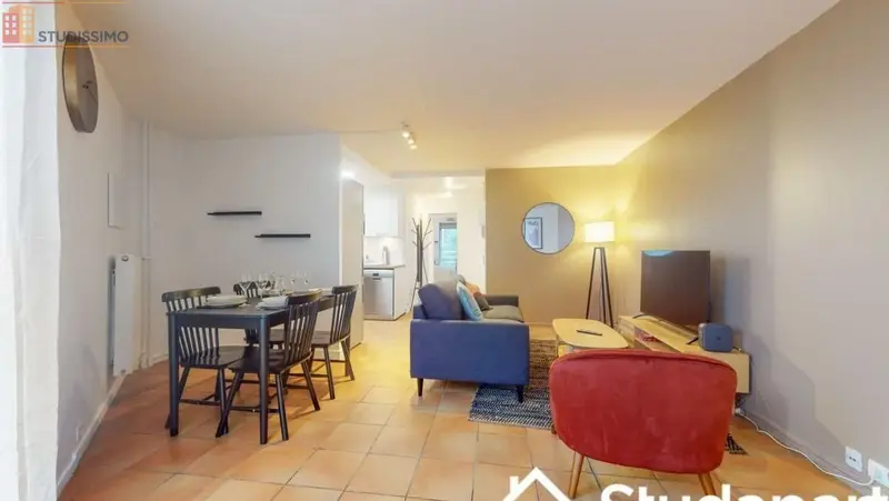 Studio meublé 9m² Nanterre - Meublé, DPE A - Photo 5