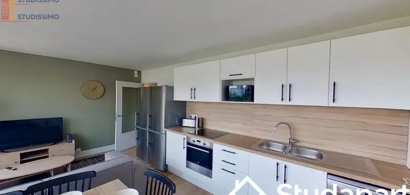 Studio 9m² Nanterre - Meublé, lumineux - Photo 5