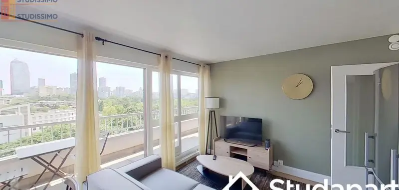 Studio 9m² Nanterre - Meublé, lumineux - Photo 2