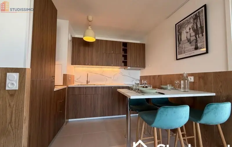 Studio meublé 14m² Bagneux - Étage élevé, DPE A - Photo 13