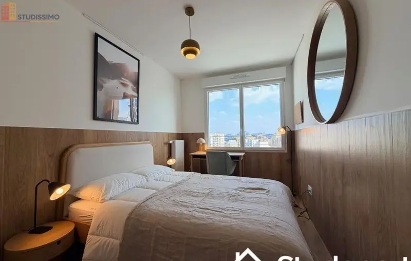 Studio meublé 14m² Bagneux - Étage élevé, DPE A - Photo 2