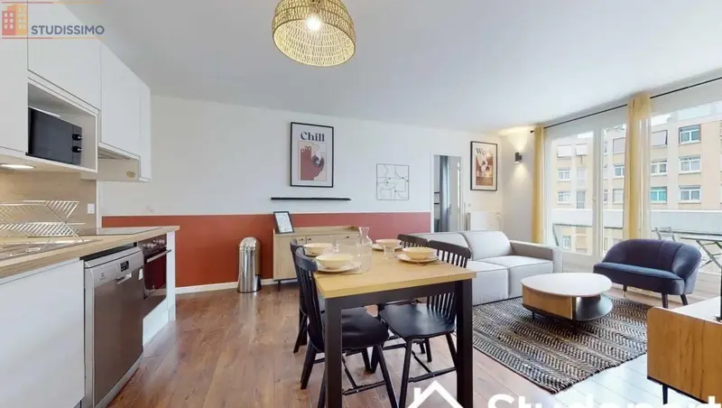 Studio meublé 10m² Asnières-sur-Seine - Meublé, DPE A - Photo 3