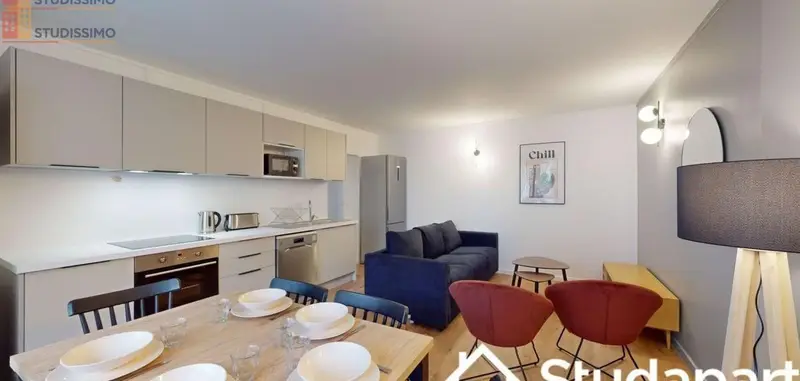 Studio meublé 11m² Asnières-sur-Seine - Petite surface, meublé - Photo 7