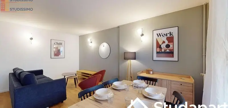 Studio meublé 11m² Asnières-sur-Seine - Petite surface, meublé - Photo 1