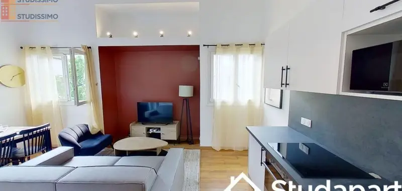 Studio 13m² Gennevilliers - Meublé, DPE A - Photo 1