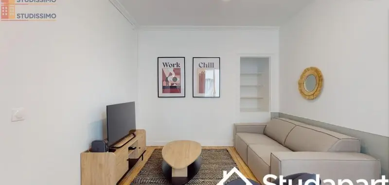 Studio meublé 10m² Nanterre - Meublé, DPE A - Photo 4