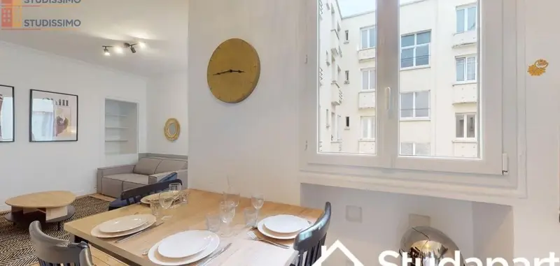 Studio meublé 10m² Nanterre - Meublé, DPE A - Photo 1