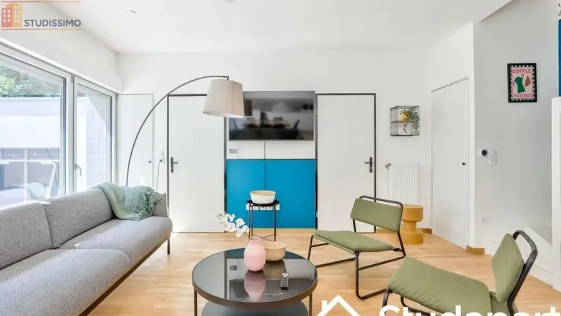 Studio meublé 9m² Asnières-sur-Seine - Meublé, DPE B - Photo 9