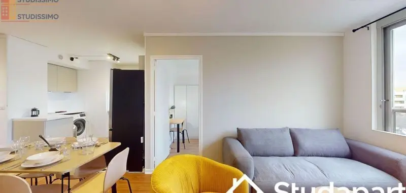 Studio 9m² Asnières-sur-Seine - Meublé, lumineux - Photo 9