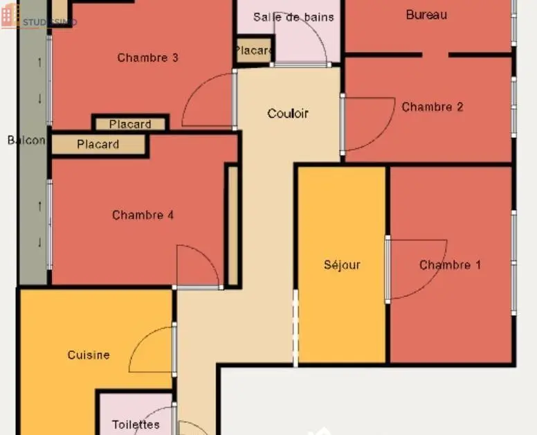 Studio meublé 14m² Boulogne-Billancourt - Meublé, DPE A - Photo 1