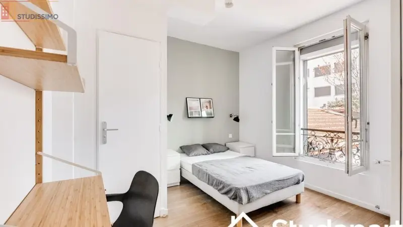 Studio meublé 20m² Nanterre - Lumineux, DPE A - Photo 5