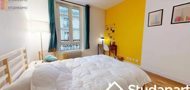 Studio meublé 9m² Clichy 92110 - Meublé, DPE A - Photo 3