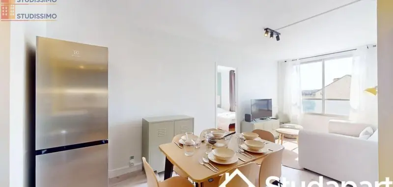 Studio meublé 9m² Asnières-sur-Seine - Chambre indépendante, lumineux - Photo 1