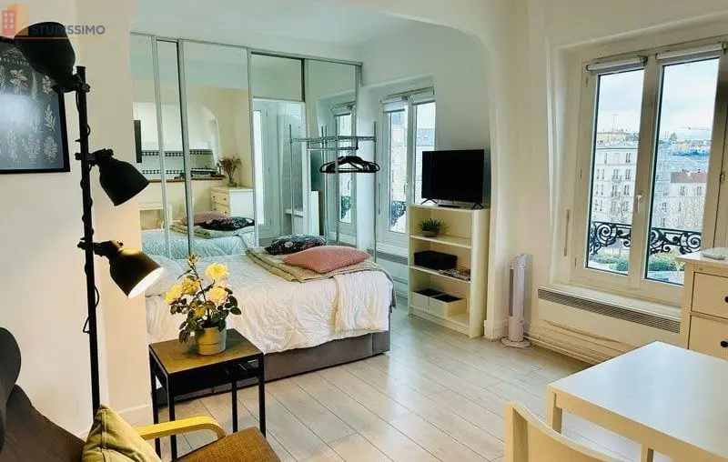 Studio 27m² Neuilly-sur-Seine - Très lumineux, meublé - Photo 1
