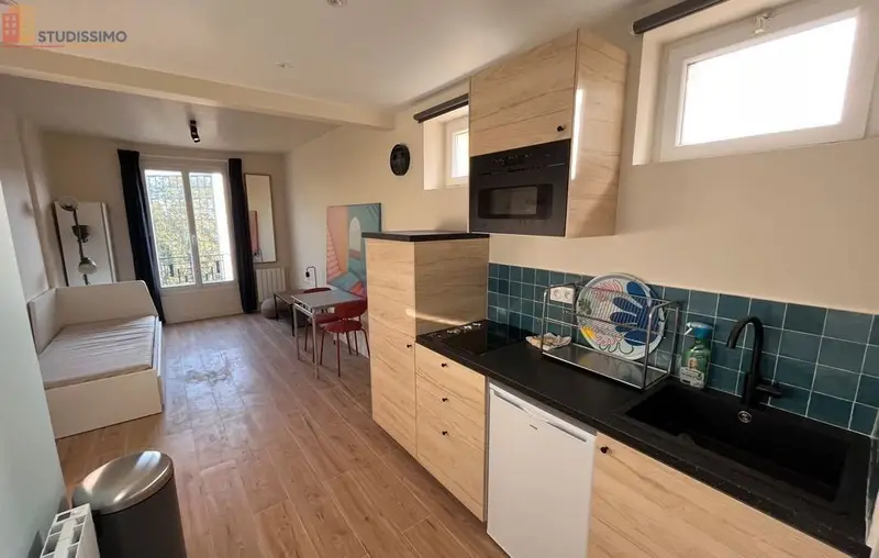 Studio meublé 22m² Nanterre - Meublé, 4e étage - Photo 2