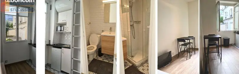 Studio meublé 17m² Levallois-Perret - Proche métro Louise Michel - Photo 4