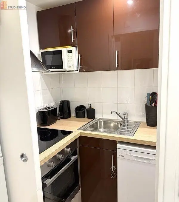 Studio meublé 27m² Boulogne-Billancourt - Entièrement équipé, grand - Photo 1