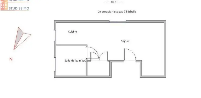 Studio meublé 15m² Nanterre - Proche La Défense, belle surface - Photo 4