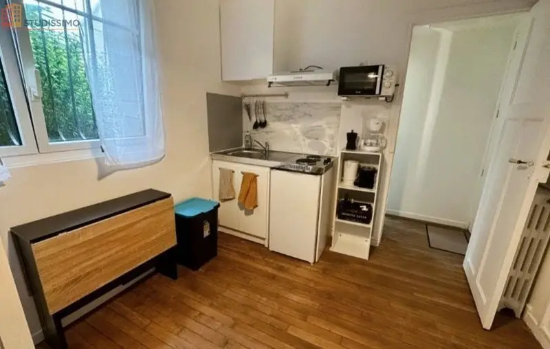 Studio meublé 14m² Asnières-sur-Seine - Calme, proche métro - Photo 3