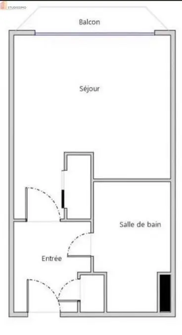 Studio meublé 20m² Levallois-Perret - Balcon, lumineux - Photo 2