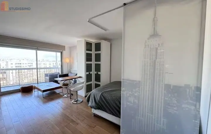 Studio meublé 35m² Courbevoie - Terrasse, proche La Défense - Photo 4