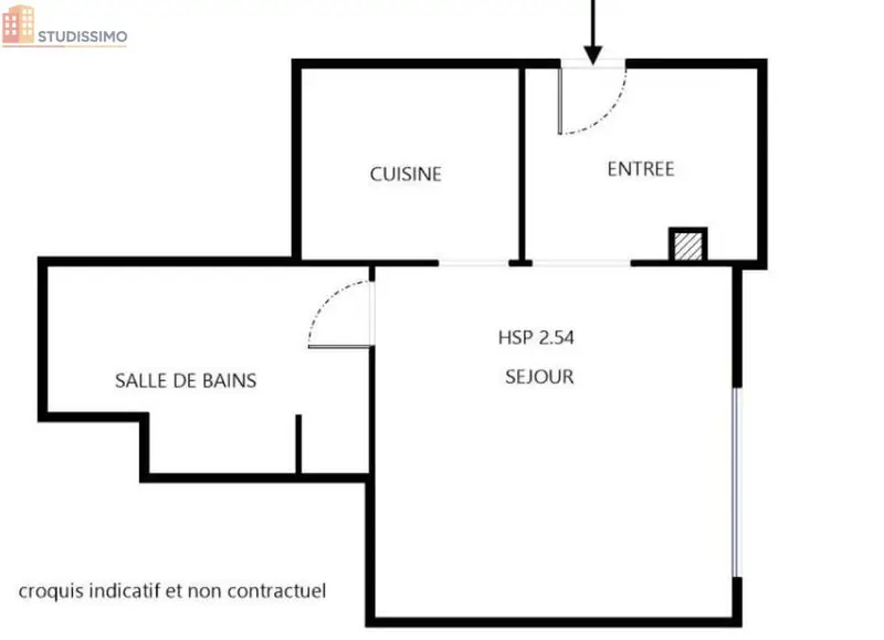 Studio meublé 27m² Suresnes - Standing, 3e étage - Photo 10