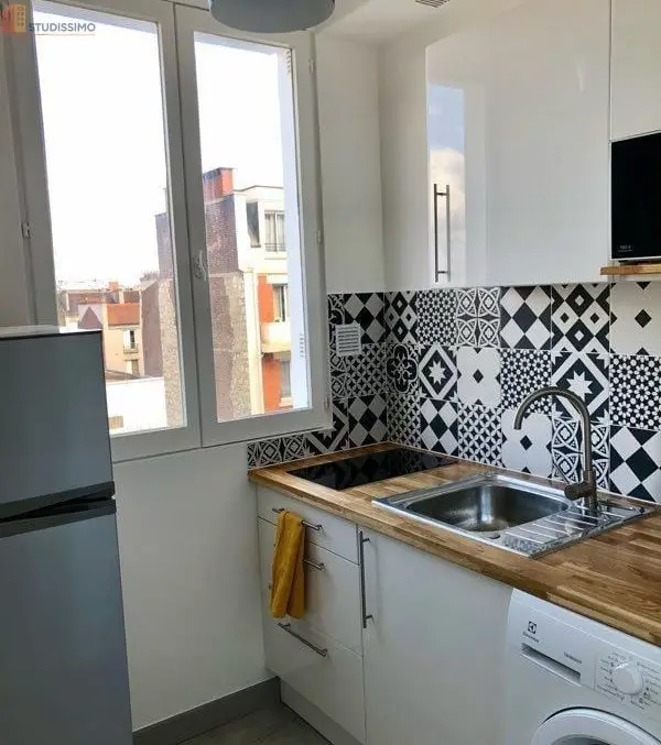 Studio meublé 19m² Asnières-sur-Seine - Proche gare, lumineux - Photo 3