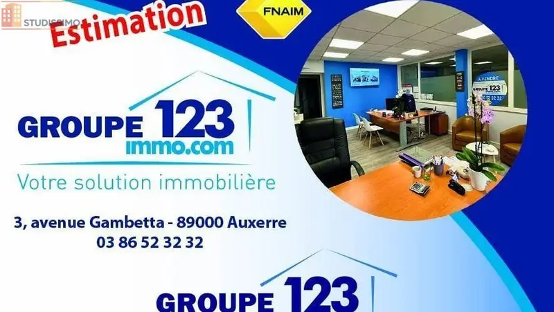 Studio 41m² Auxerre - Étage 3, DPE E - Photo 1