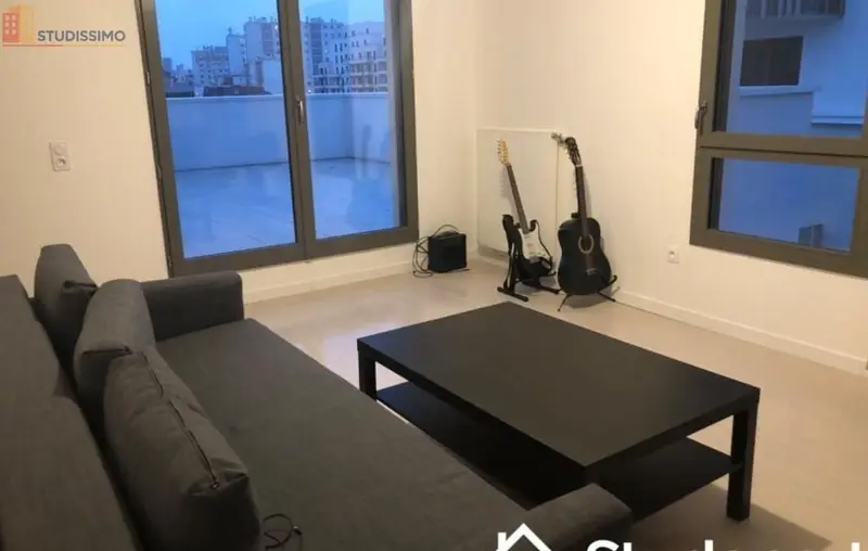 Studio meublé 12m² Colombes - Lumineux, 3e étage - Photo 1