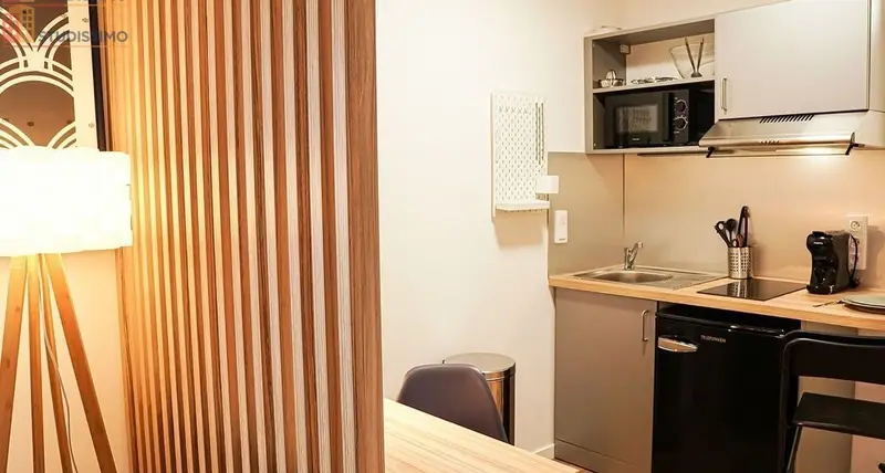 Studio 18m² Boulogne-Billancourt - Meublé, résidence sécurisée - Photo 7