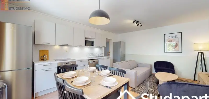 Studio 10m² Asnières-sur-Seine - Meublé, DPE A - Photo 9