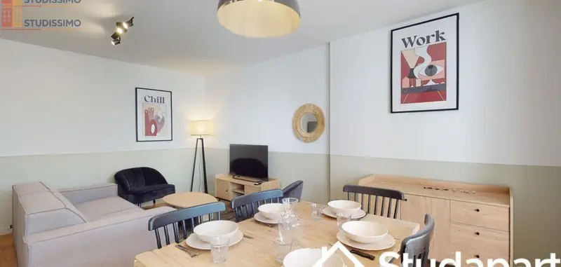 Studio 10m² Asnières-sur-Seine - Meublé, DPE A - Photo 1