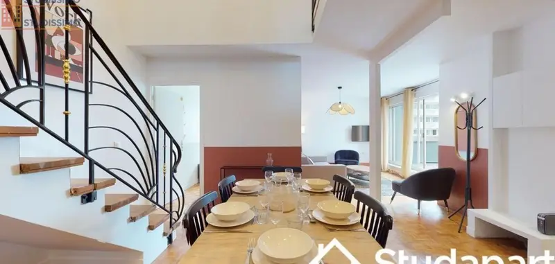 Studio meublé 9m² Courbevoie - Vue, 8e étage - Photo 5
