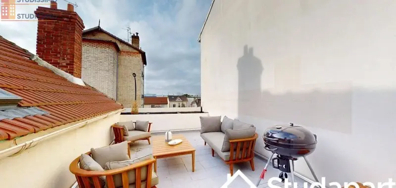 Studio meublé 10m² Bois-Colombes - Calme, lumineux - Photo 4