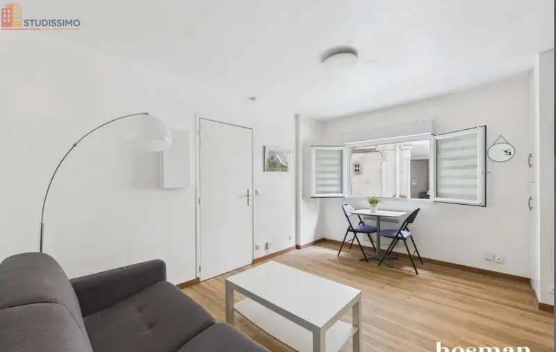 Studio meublé 23m² Saint-Cloud - Cour aménagée - Photo 17