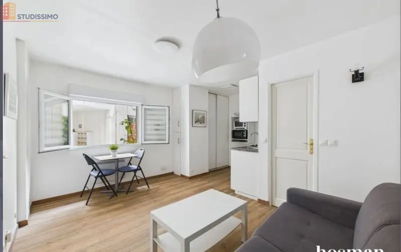 Studio meublé 23m² Saint-Cloud - Cour aménagée - Photo 12