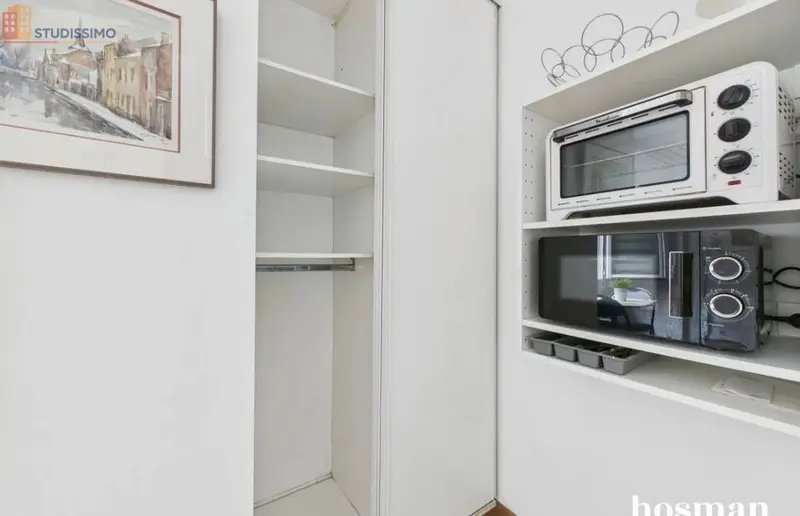 Studio meublé 23m² Saint-Cloud - Cour aménagée - Photo 3