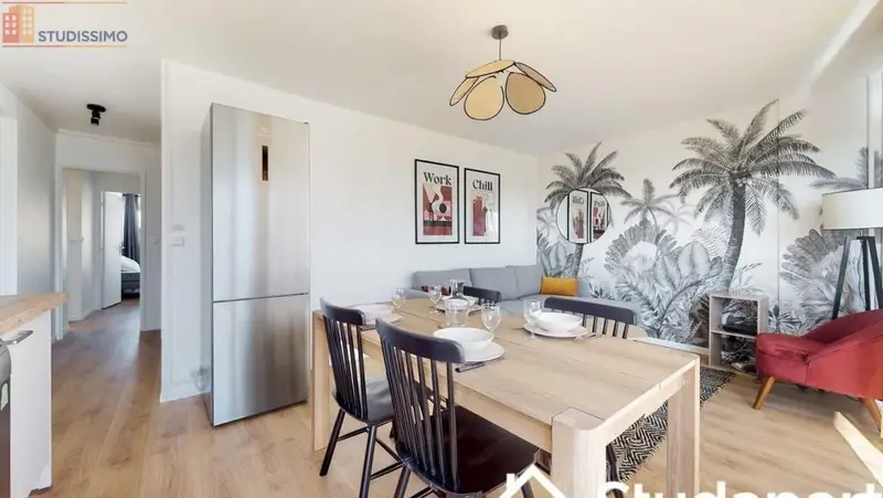 Studio 9m² Nanterre - Meublé, étage élevé - Photo 3