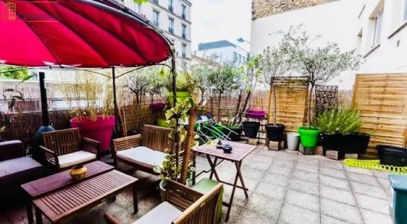 Studio 35m² Clichy 92110 - Meublé, terrasse XXL - Photo 2