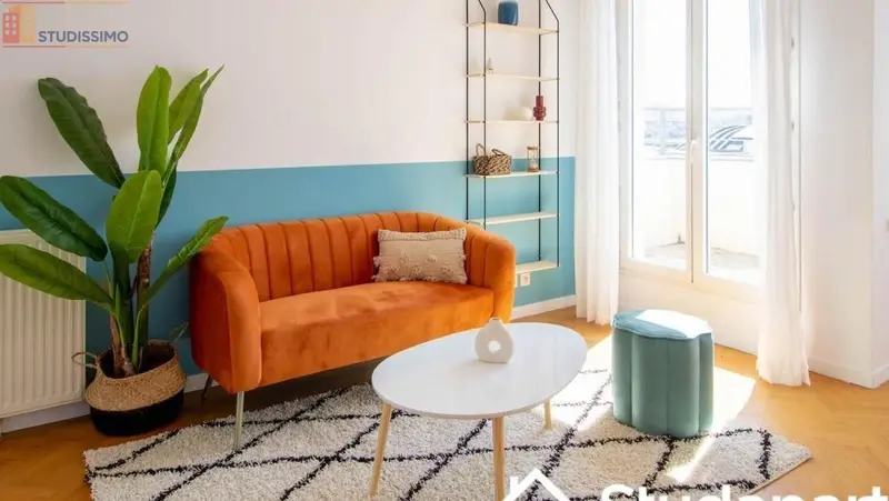 Studio meublé 13m² Saint-Denis - Étage élevé, DPE A - Photo 4
