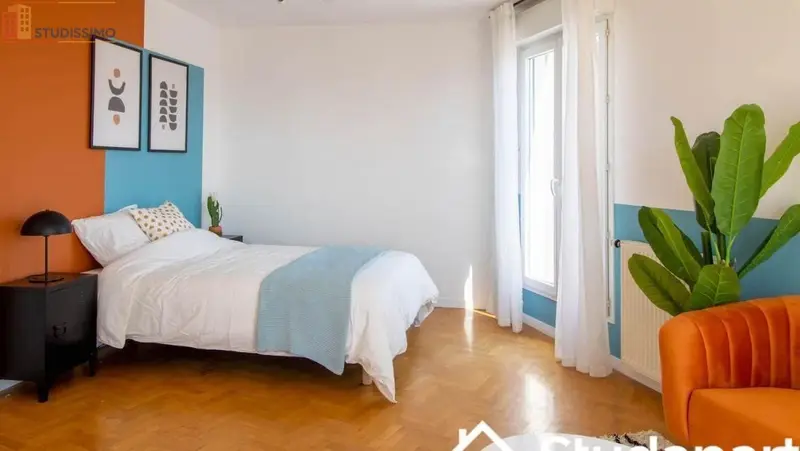 Studio meublé 13m² Saint-Denis - Étage élevé, DPE A - Photo 1