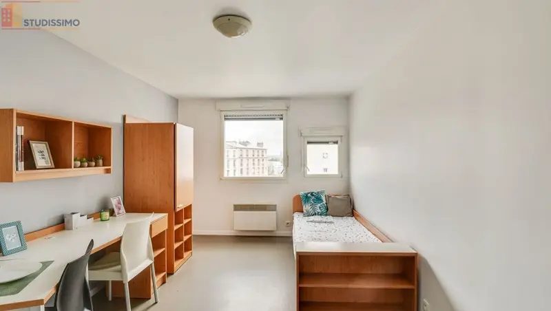 Studio 17m² Aubervilliers - Meublé, résidence étudiante - Photo 5