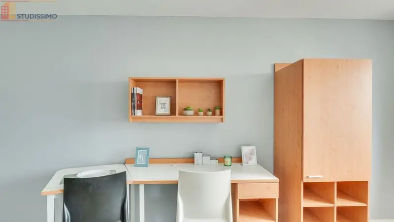 Studio 17m² Aubervilliers - Meublé, résidence étudiante - Photo 3