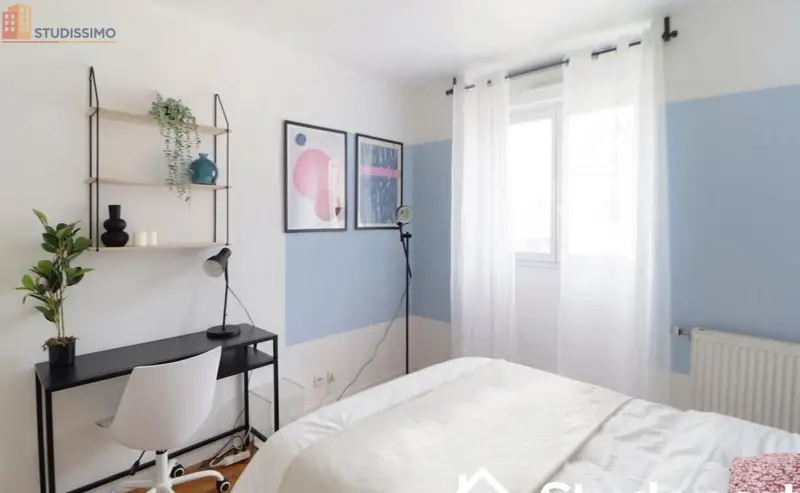 Studio meublé 10m² Saint-Denis 93210 - Lumineux, 6e étage - Photo 4