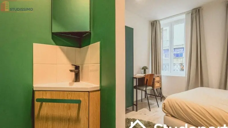 Studio meublé 13m² Montreuil 93100 - Meublé, DPE B - Photo 12