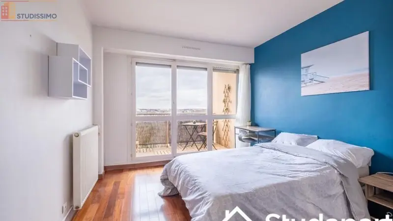 Studio meublé 15m² Sevran - Lumineux, 10e étage - Photo 3