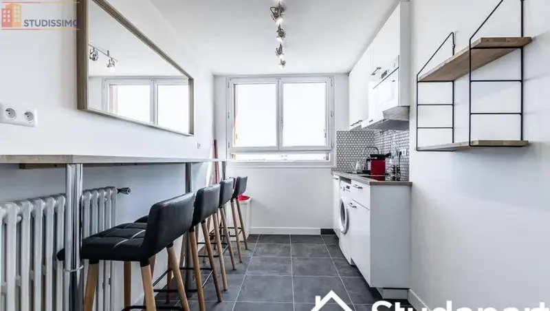 Studio meublé 12m² Noisy-le-Sec - Calme, 4e étage - Photo 9