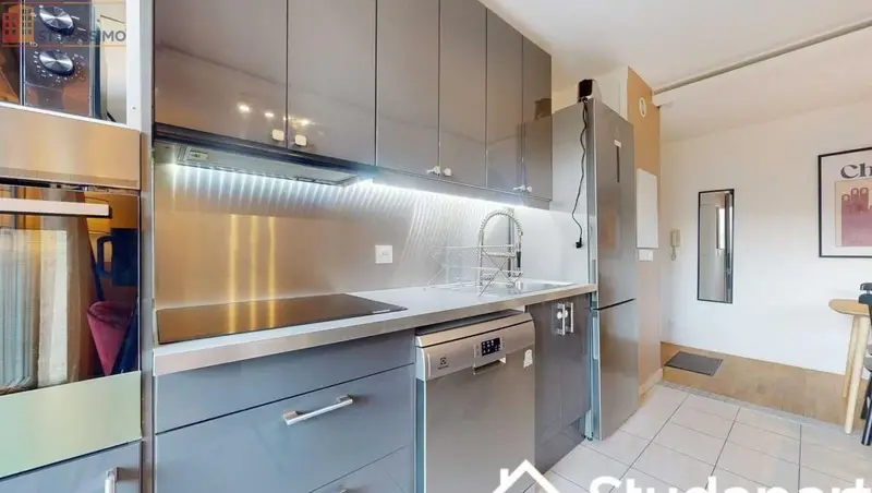 Studio meublé 9m² Saint-Denis 93210 - Meublé, DPE A - Photo 7